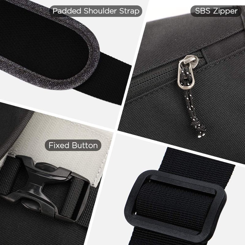 OIWAS Messenger Bag for Men, 15.6 Inch Laptop Crossbody Bags Women Casual Satchel Shoulder Bag College Travel Office Briefcase - Image 3